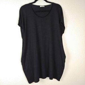 Wilfred Free Black T-shirt Dress Size XS